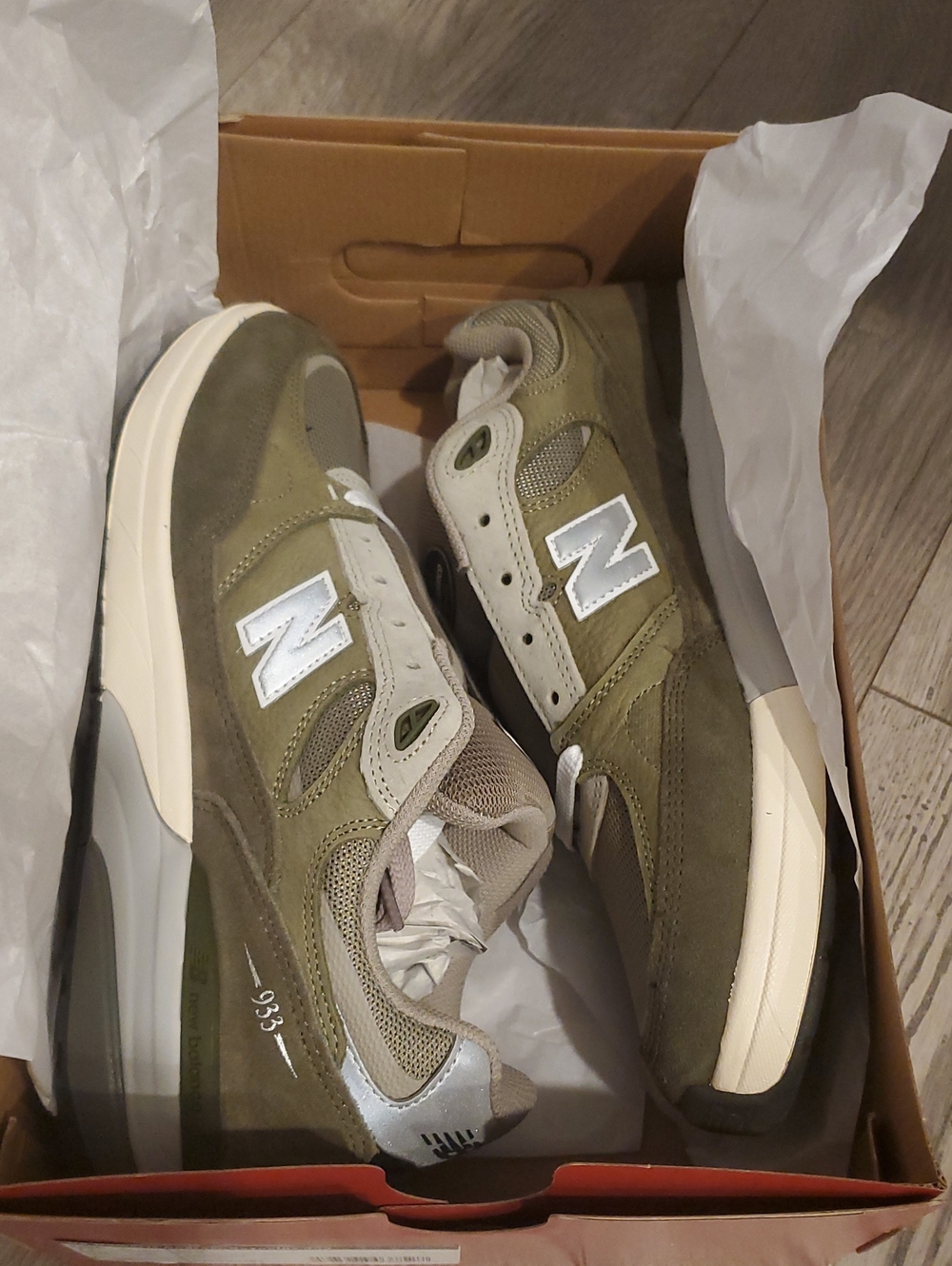 New Balance Numeric Andrew Reynolds 933 Mens 11 Olive Pro Model Skate Shoes NEW - Picture 3 of 8